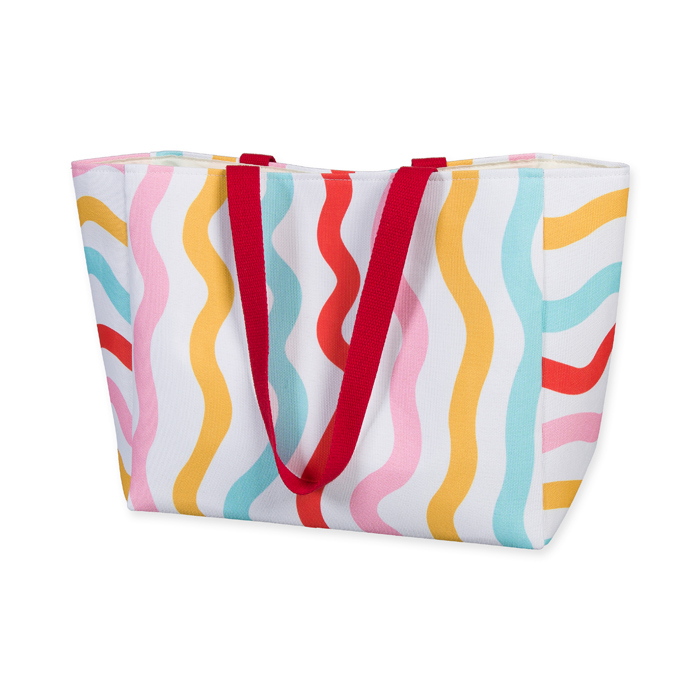 multicolor/white - waves
