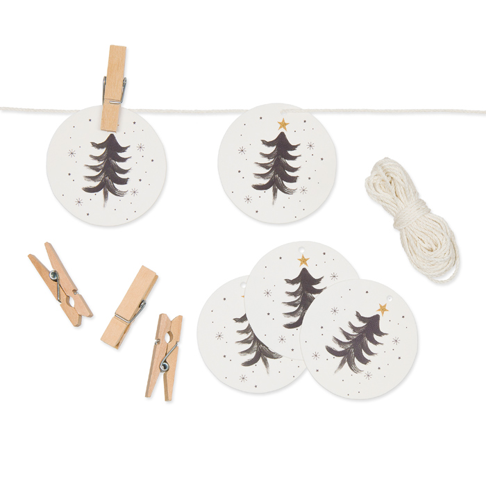Papier-Anhänger Set "Baum" 63317