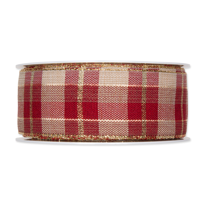 Karoband mit Lurex-Akzenten 7205