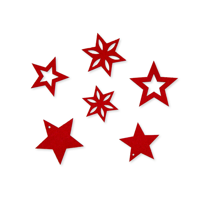 Metallic-Filzsortiment "Sterne" 61994