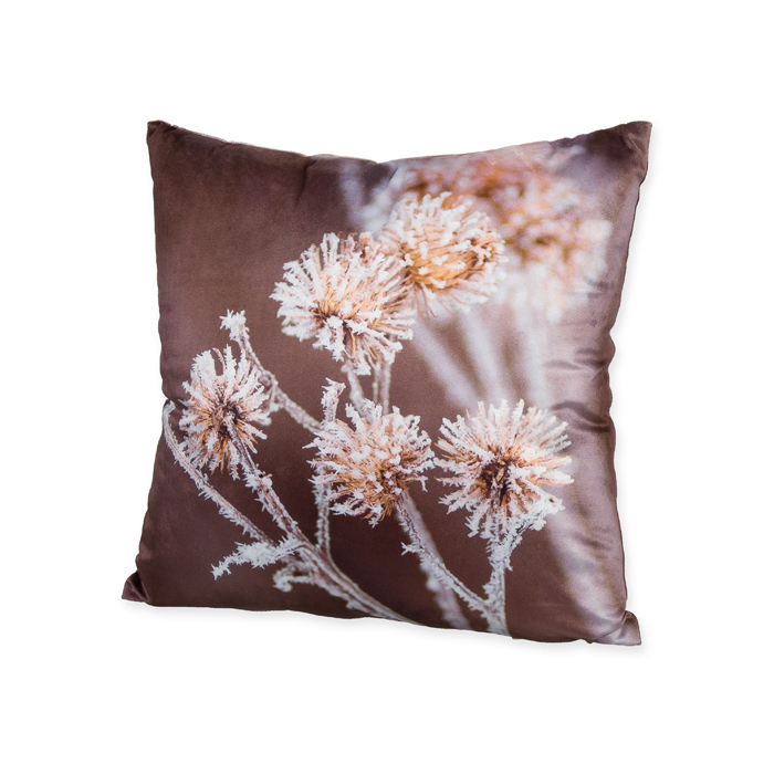 Samt-Kissen "Kletten" /  "Digital Motivdruck 74837