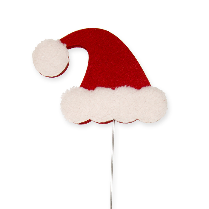 Pflanzenstecker "Weihnachtsmütze", Blumenstecker, Outdoor-Stecker 23488