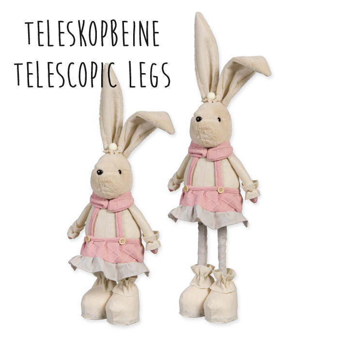 Aufsteller Hasen-Mädchen, Osterdeko, Osterhase 34190