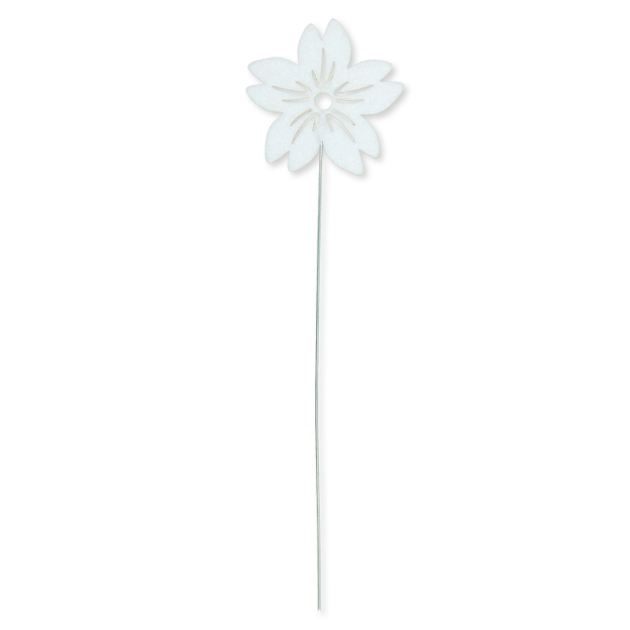 Drahtstecker "Filz-Blüte" 63105