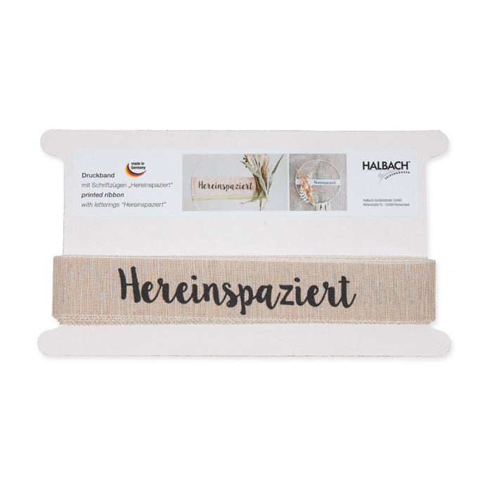 Druckband "Hereinspaziert" 1060
