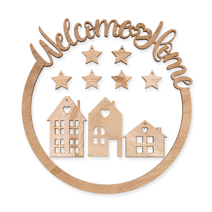 Holz-Hoop "Welcome Home" 23240