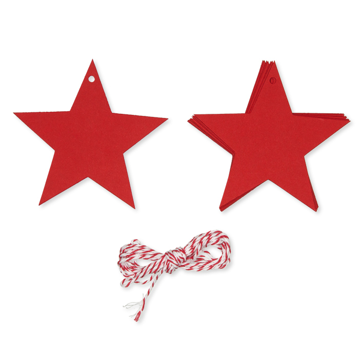 Papier-Anhänger "Stern" 19834