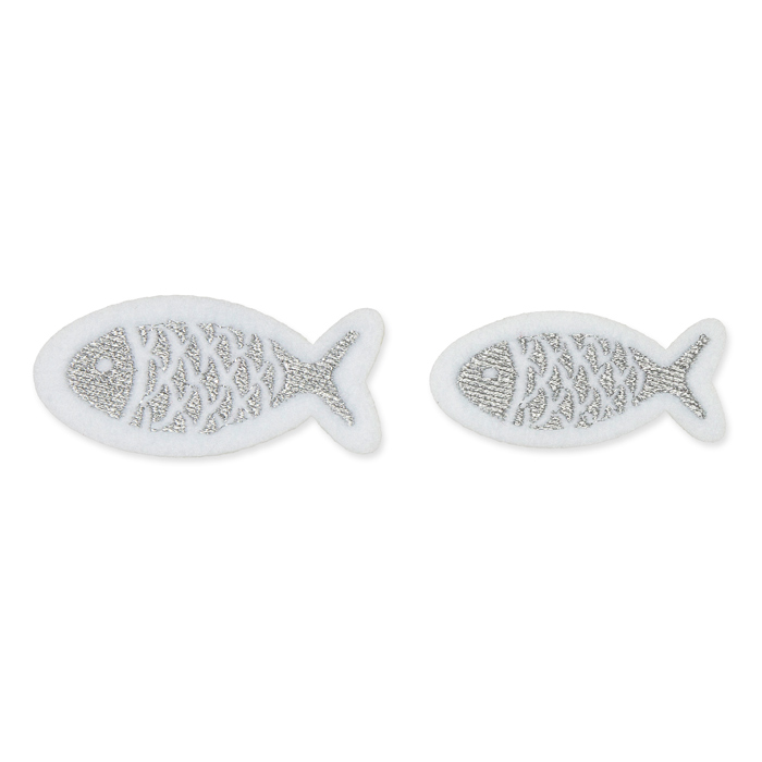 Filzsortiment "Fische" mit hochwertiger Stickerei 73606