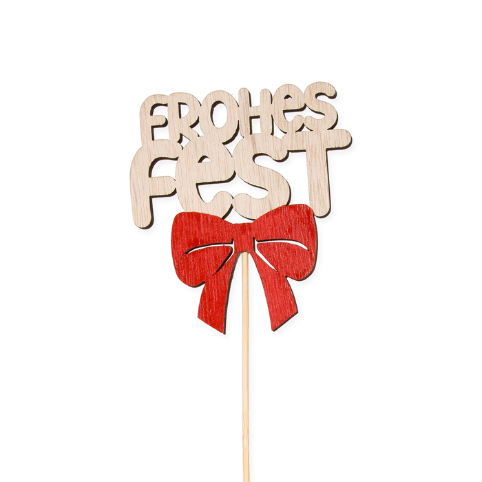 Holz-Stecker "FOHES FEST" 23492