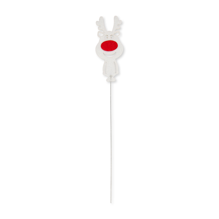 Drahtstecker mit Filz-Elch 61957