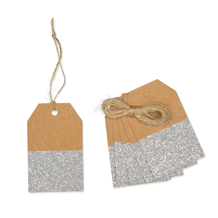Papier-Anhänger "Glitter" 19883