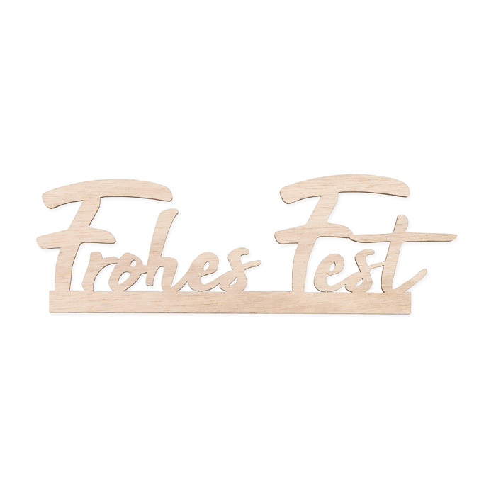 Holz-Schriftzug "Frohes Fest" 23356