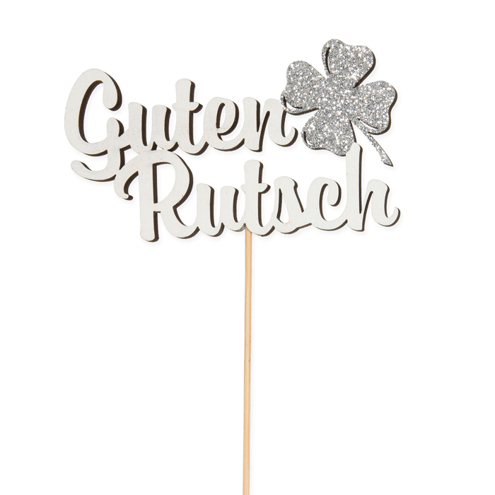 Holz-Stecker "Guten Rutsch" 23351