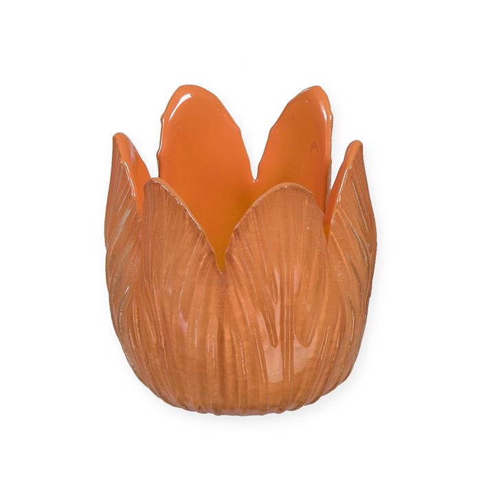 Glas-Teelichthalter "Blüte" 63692