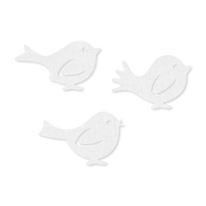 Filz-Sortiment "Vögel" 3 Formen im Set 62166