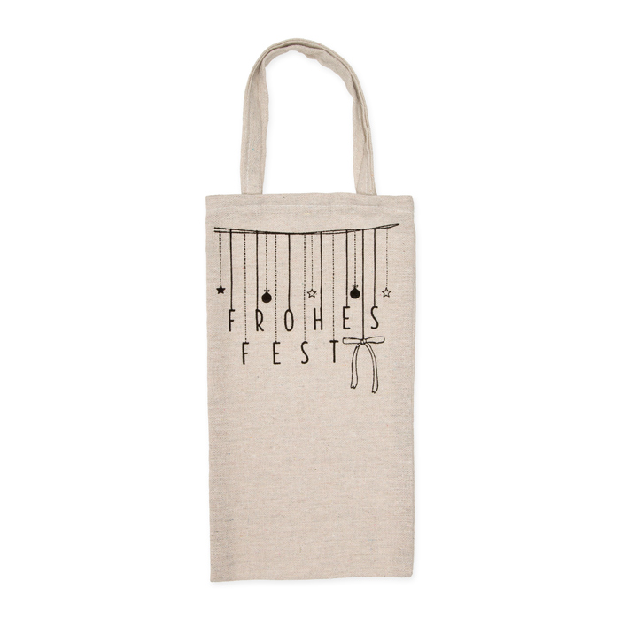 Flaschentasche "FROHES FEST" 98160
