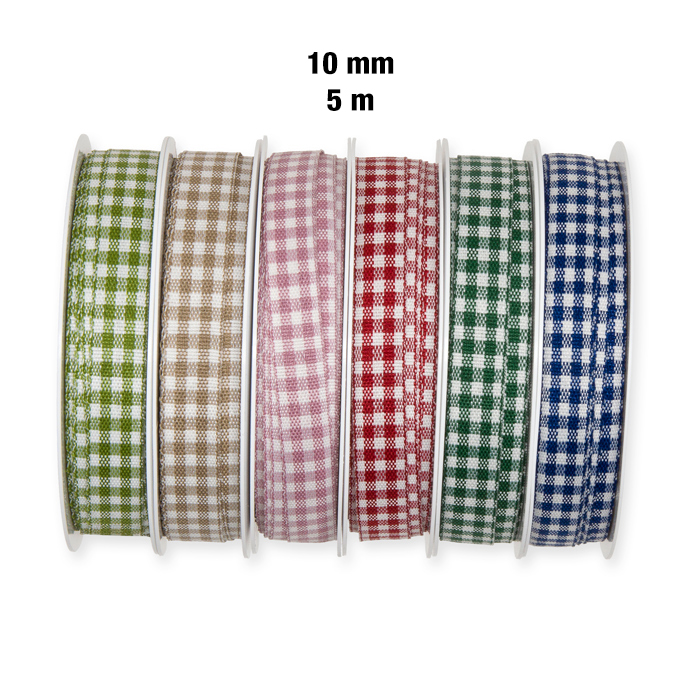 Geschenkband-Set Vichy-Karo GBSET14