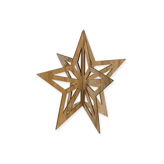 3-D Holzstern 23461