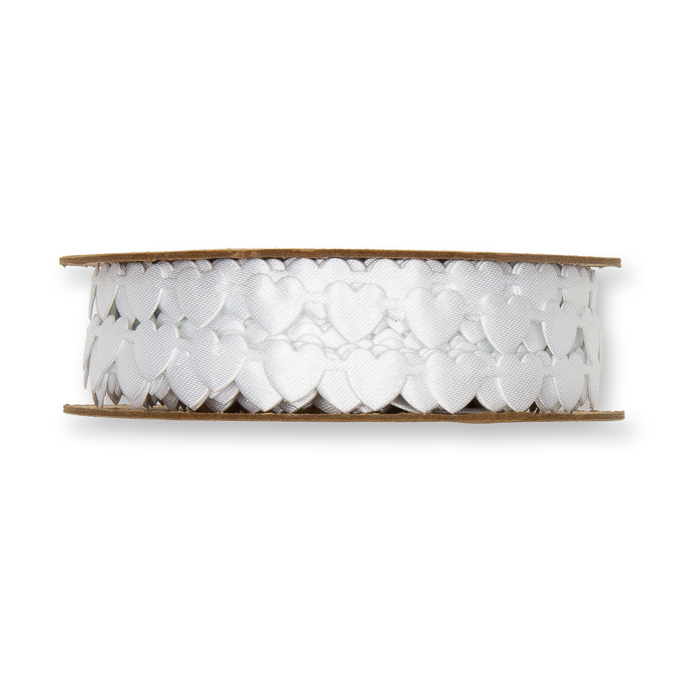 Satin-Stanzband "Herzen" 24040