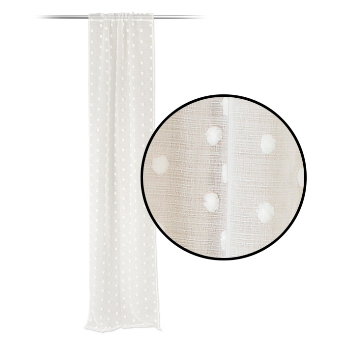 Vorhang "Pompons" 74747