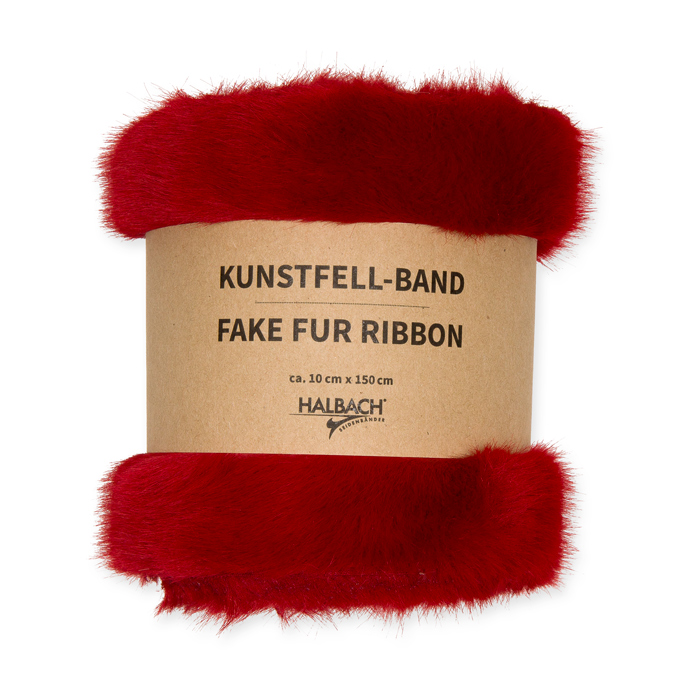 Kunstfell-Band und Dekostoff 23521