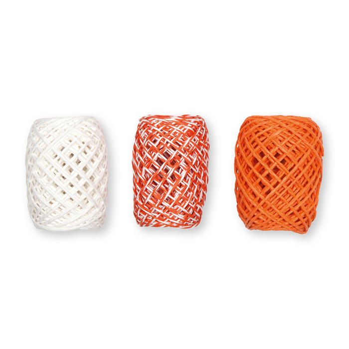orange/white