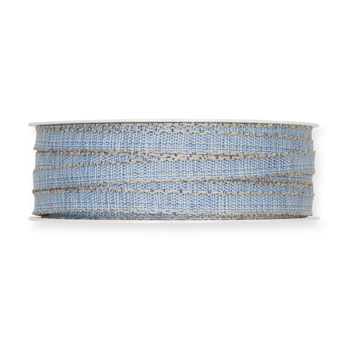 dusky blue/linen