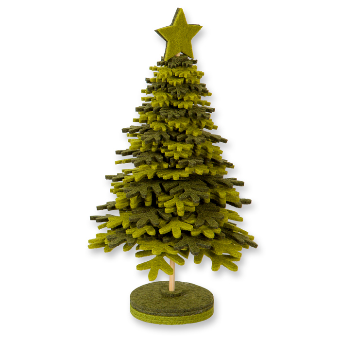 Deko-Aufsteller "Baum mit Stern" 21cm 73560