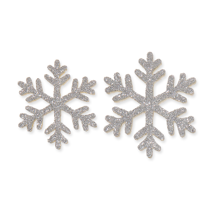 Glitter-Filz-Streudeko "Eiskristalle" 73728