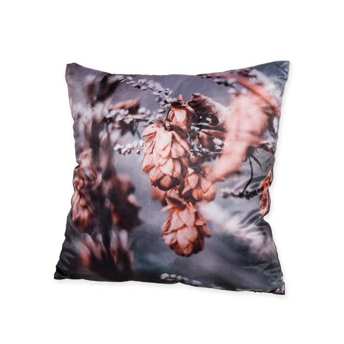 Samt-Kissen "Zapfen" /  Digital Motivdruck 74835