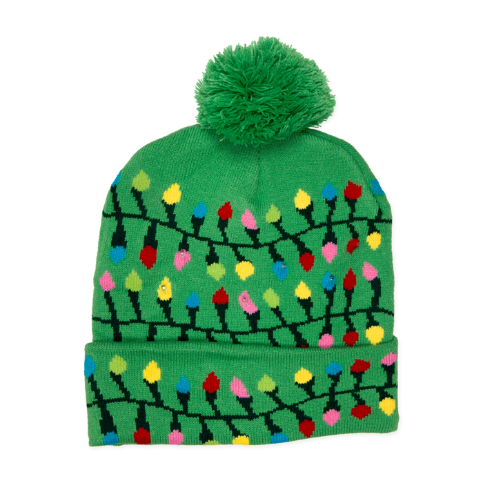 LED-Weihnachtsmütze "Lichterkette", Weihnachtsmarkt-/ Party-Mütze 96116