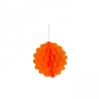Wabenpapier Kugel 15 cm | orange