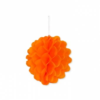 Wabenpapier Kugel 22 cm | orange