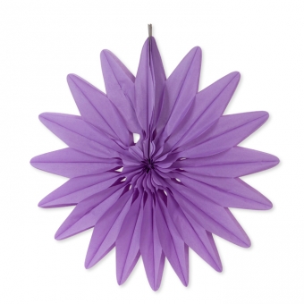 Wabenpapier "Blume" 48 cm | lila