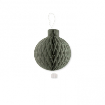 Wabenpapier "Kugel"  ca. 23 cm Grau