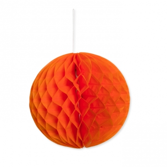 Wabenpapier Kugel 23 cm | orange