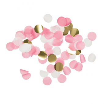 Konfetti-Mix  25 g pink/gold/wei