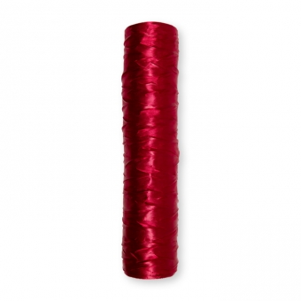 Crush-Satinband/-stoff 300 mm | Rot