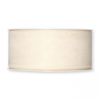 Organzaband 40 mm | Creme (70)