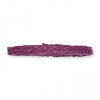 Flechtband Natur-Raffia 7mm violett