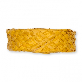 Flechtband Natur-Raffia 20mm gelb