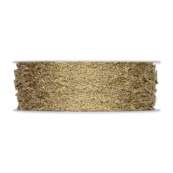 Metallic-Hkelspitze 10 mm gold