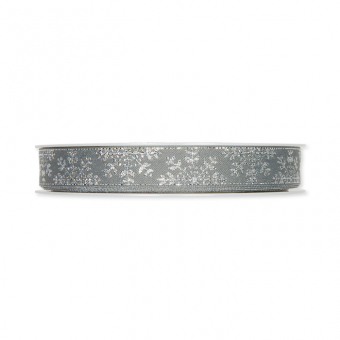 Jacquardband "Schneesterne" 15 mm 