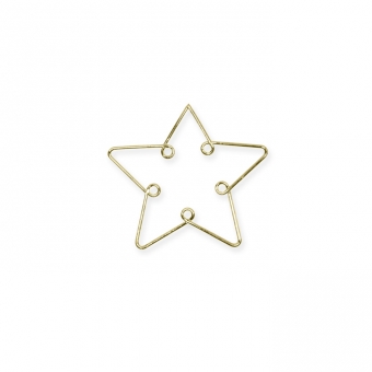 Metall-Deko 8 cm | Stern gold