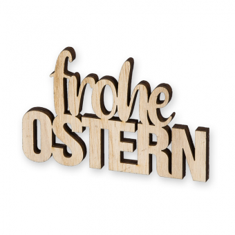 Holz-Aufsteller "frohe OSTERN" 