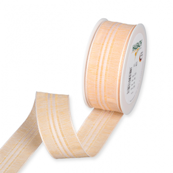 Streifenband meliert 40 mm | Orange