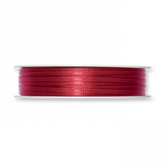 Satinband 3 mm | Weinrot (65)