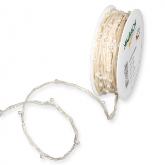 Kordel Organza/Perlen 