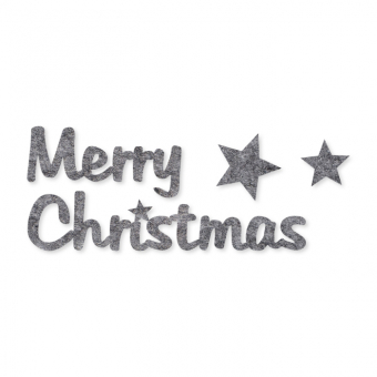 Filz-Sticker Schriftzge Merry Christmas 
