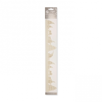 Filz-Stickerband "Wichtel" creme